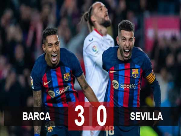 Barca tận dụng những lỗ hổng của Sevilla để giành chiến thắng